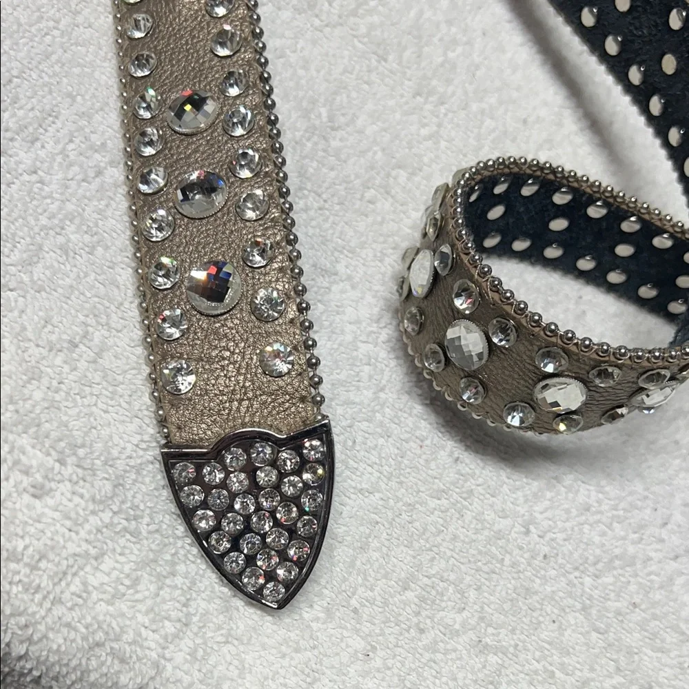 Studded Rhinestone Belt - Picture 4 of 5